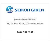 Soporte para conector FC/PC Seikoh Giken SFP-550 IPC de 24 puertos