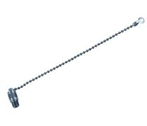 Tapa antipolvo para conector SMA, acero inoxidable - Cordón de 5"