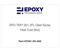 EPO-TEK® 301-2FL Clear Epoxy, Heat Cure (8oz)