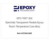 EPO-TEK® 305 Spectrally Transparent Flexible Epoxy, Room Temperature Cure (8oz)