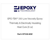 EPO-TEK® 330 Low Viscosity Epoxy, Thermally & Electrically Insulating, Heat Cure (8 oz)