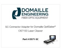 SC-Anschlussadapter für Domaille OptiSaber® OS7100 Laserfaser-Cleaver