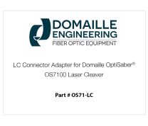 Adaptateur de connecteur LC pour cliveuse de fibre laser Domaille OptiSaber® OS7100