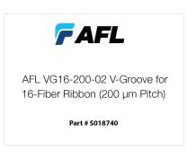 AFL VG16-200-02 V-Groove for 16-Fiber Ribbon (200 µm Pitch)
