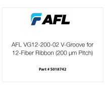 AFL VG12-200-02 V-Groove for 12-Fiber Ribbon (200 µm Pitch)