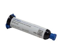 Dymax OP-61-LS Low Shrinkage Optical Adhesive, White Opaque, UV Cure - 30ml Syringe