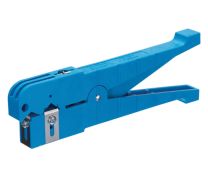 IDEAL® Ringer™ Blue Adjustable Blade Buffer Tube & Cable Jacket Stripper (6.35mm-14.29mm)