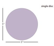 ÅngströmLap® Sequoia Diamond Lapping Film Disc - 5 inch 1µm (micron)