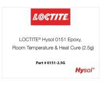 LOCTITE® Hysol 0151 Epoxy, Room Temperature & Heat Cure (2.5g)