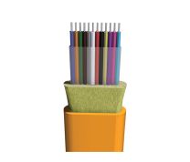 AFL 4 Faserband-PVC-Plenum SM – 2.1 x 4.0 mm