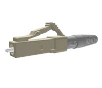 SENKO LC Connector, Multimode, 127µm (micron) Ceramic Ferrule, 2mm White Boot