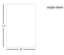 Hoja de película para lapeado de óxido de aluminio 3M™ 263X - 8 x 11 pulgadas, 0.05 µm (micrón)