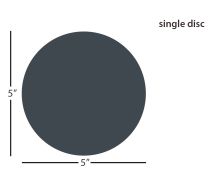 3M™ 461X Silicon Carbide Lapping Film Disc - 5 inch 15µm (micron)