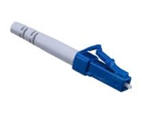 FiberSource LC Connector, Singlemode, 125.5µm (micron) Ceramic Ferrule, 2mm White Boot