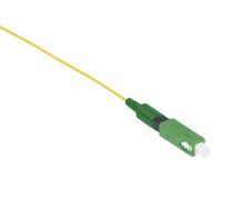 AFL FUSEConnect® Splice-On SC Connector, APC, Singlemode Fiber, 900µm Green Boot
