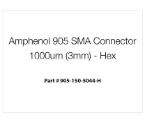 Conector Amphenol 905 SMA 1000um (3mm) - Hexagonal