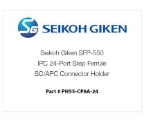 Seikoh Giken SFP-550 IPC 24-Port Step Ferrule SC/APC Connector Holder
