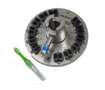 Domaille AbraSave® 'C' 12-Port LC Duplex Connector Polishing Fixture