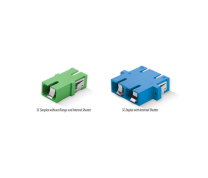 Senko SC Simplex Adapter Zirc. Snap/Screw - Metal