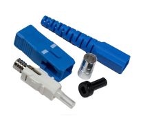 Seikoh Giken SSC-PE SC Connector, Singlemode, 125µm (micron) Ceramic Ferrule, 3mm Blue Boot